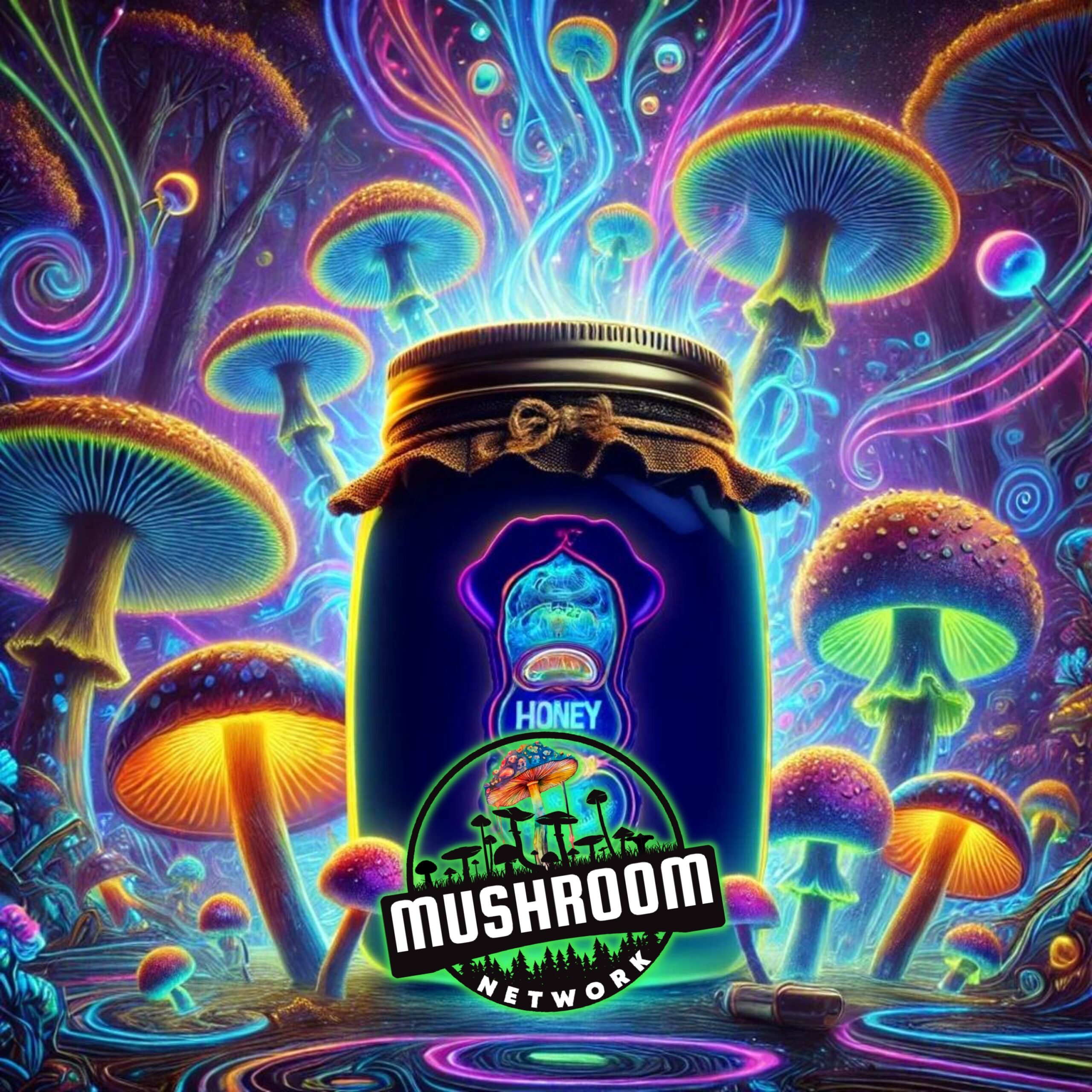 Blue Honey Elixir – The Mushroom Network Cover Art