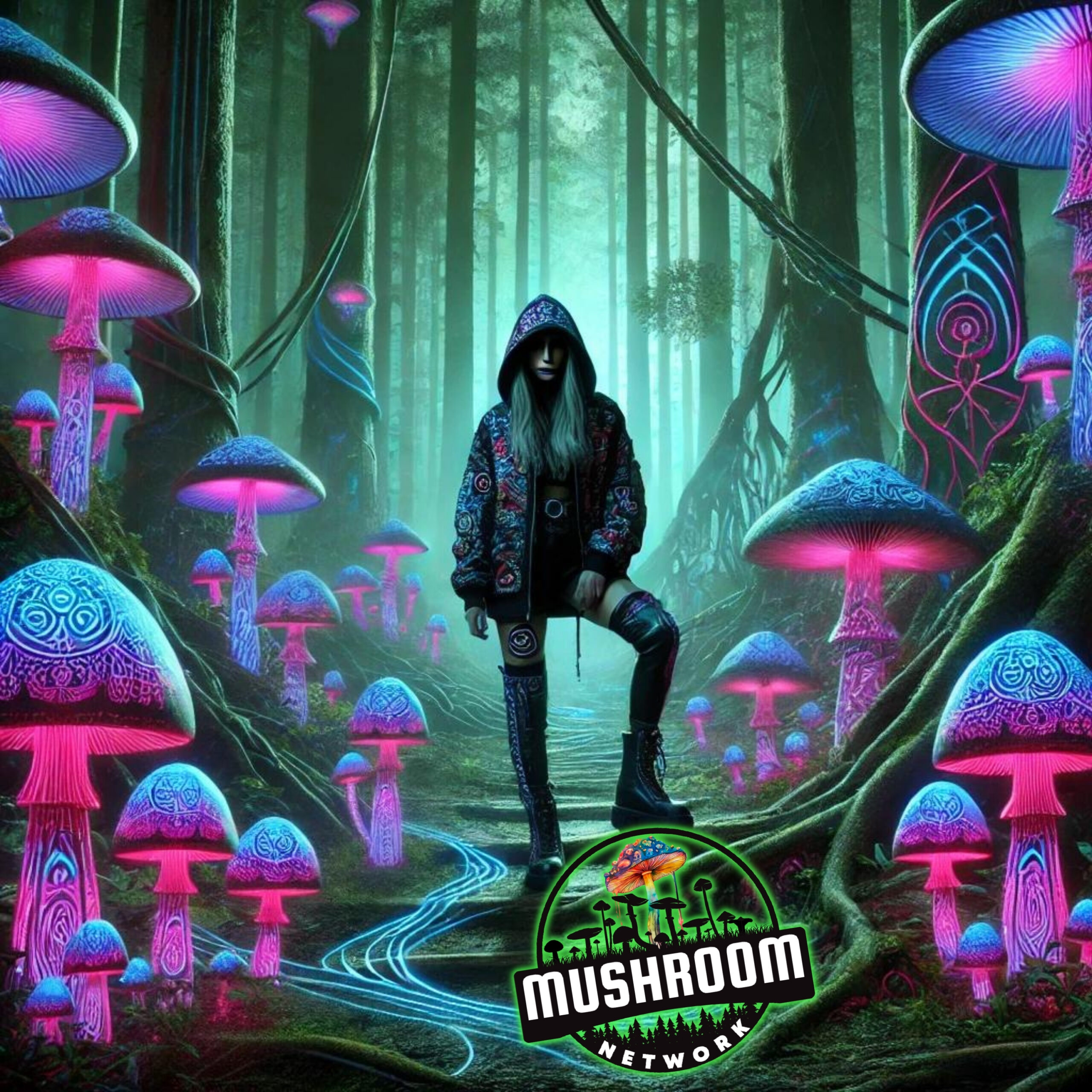 Mystic Mushrooms In The Forest Deep Cover Art