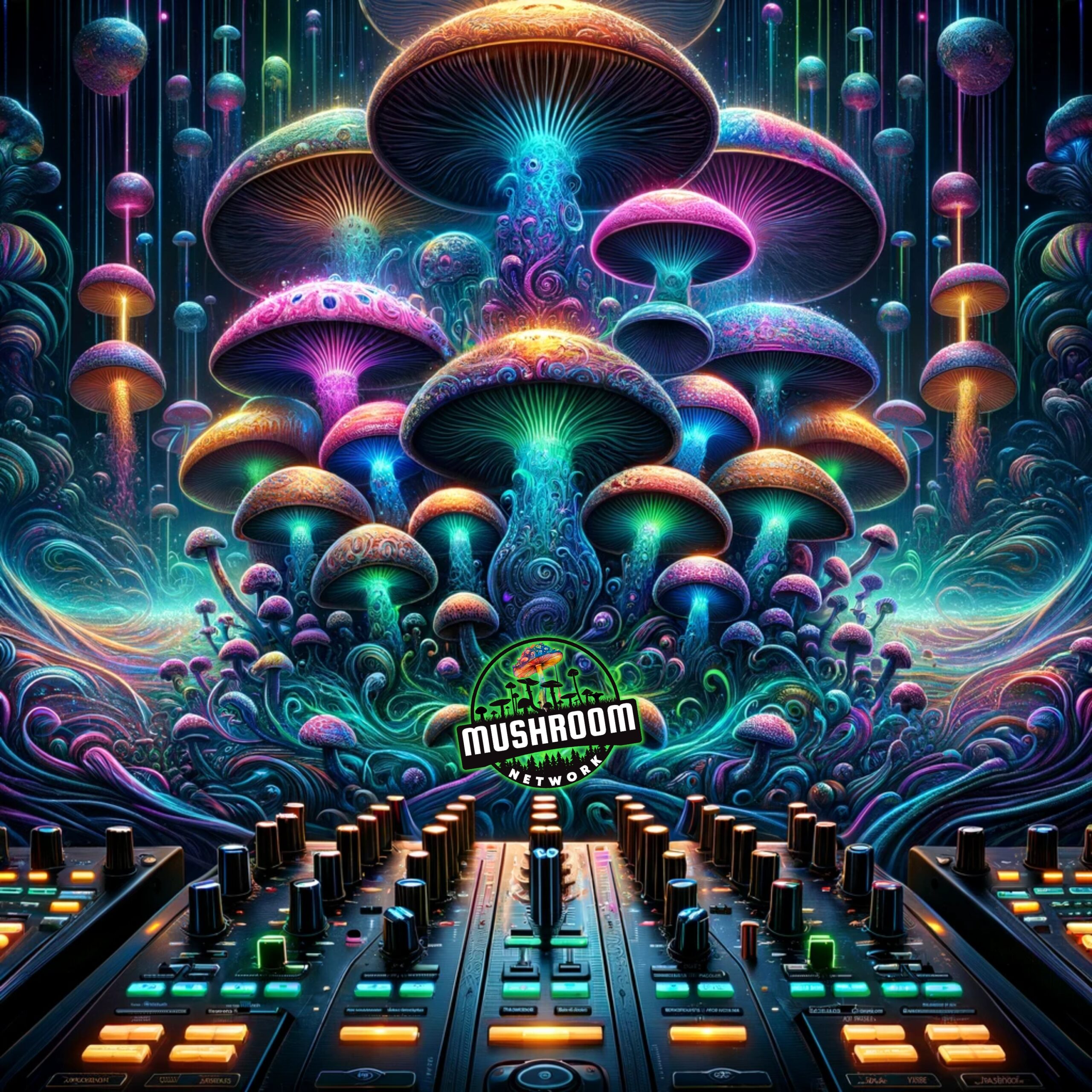 Psychedelic Spores and Bass Lore Cover Art