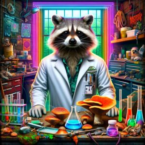 Ricky the Raccoon, the Garage Mycologist Song – The Mushroom Network
