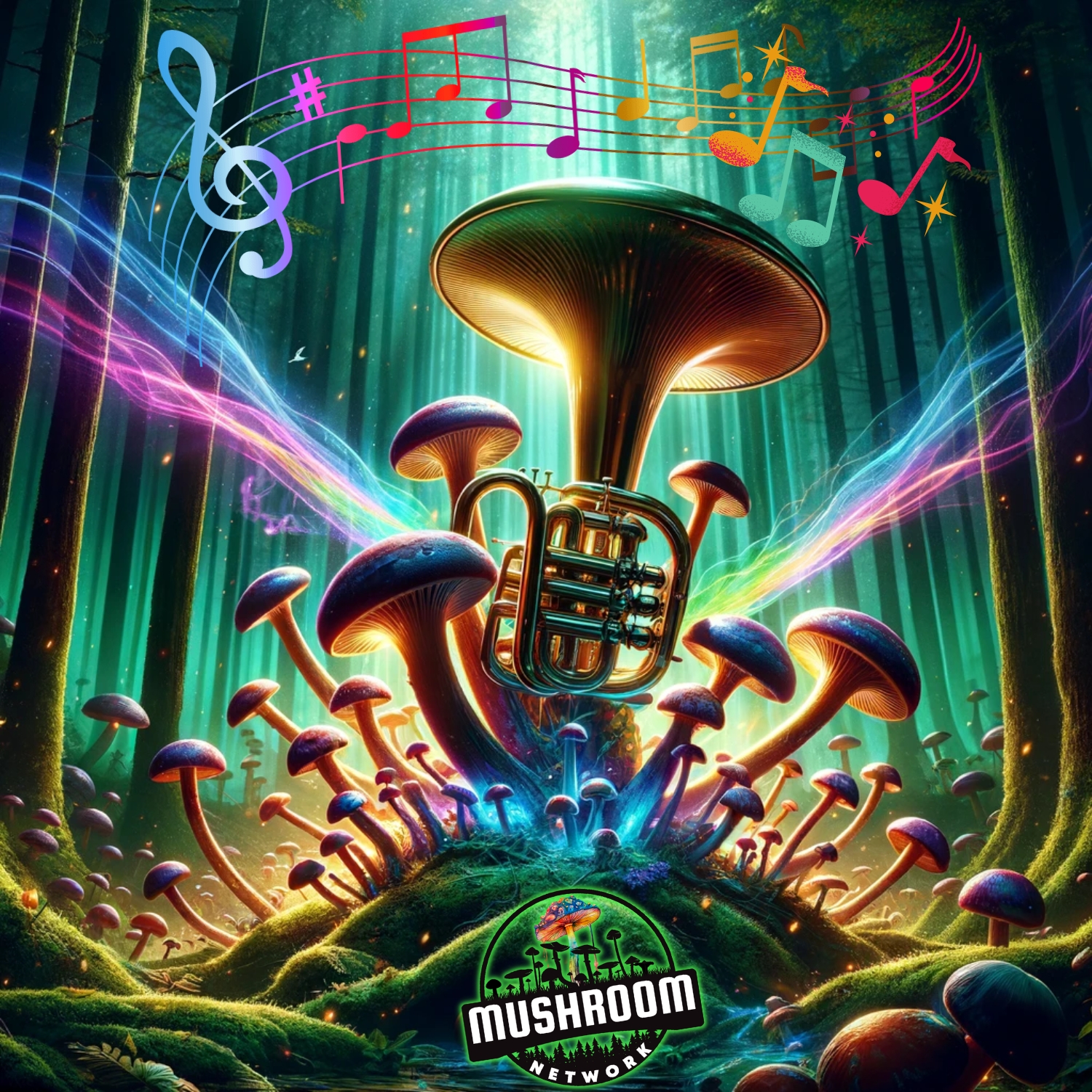 The Trumpets of the Mushroom Forest Cover Art
