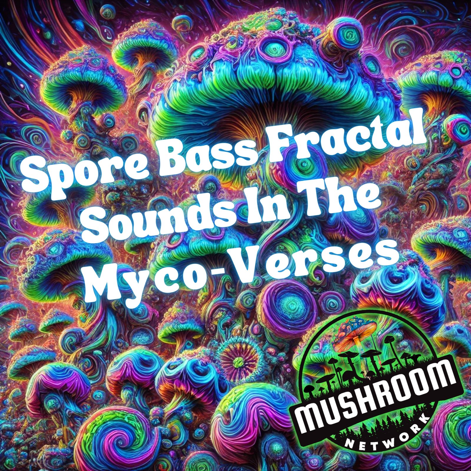 Neon Spores in the Sky (Another Myco-Verse Remix) – The Mushroom Network Cover Art