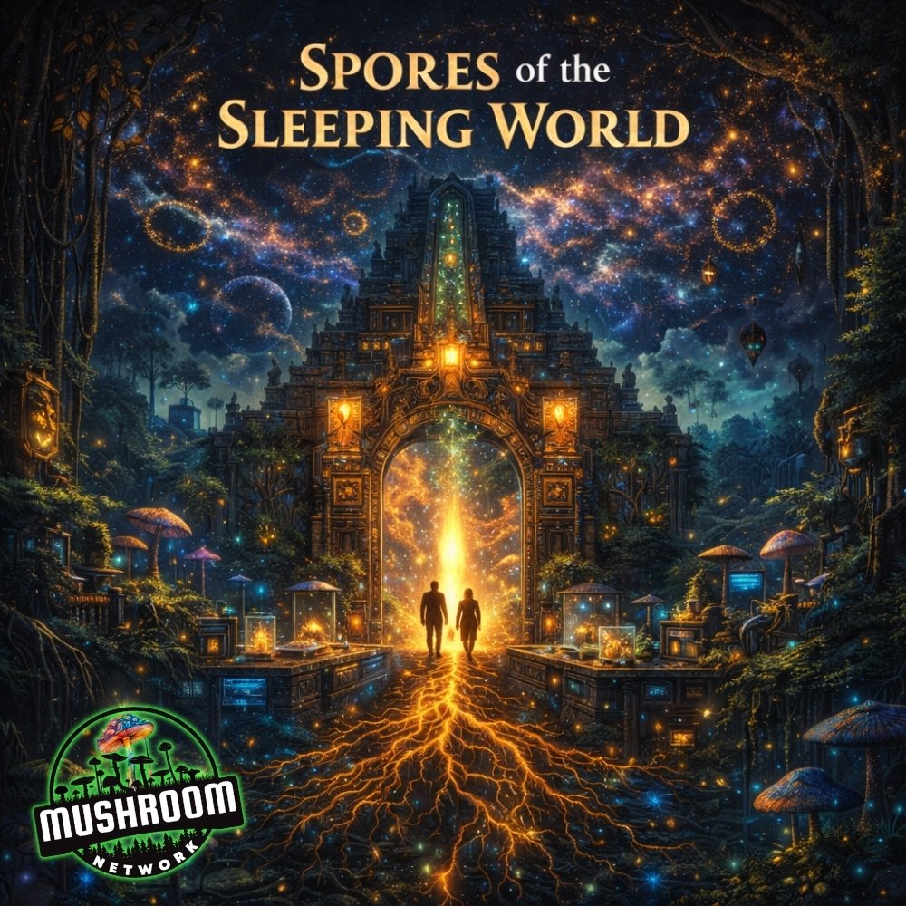 Spores in the Static (Another Myco-Verse Remix) – The Mushroom Network Cover Art