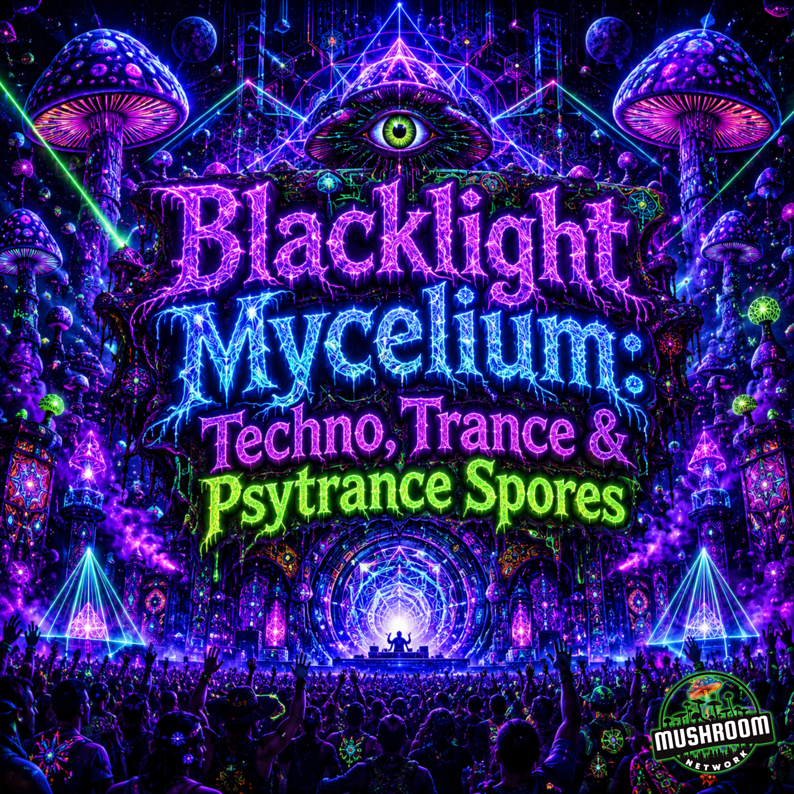 Blacklight Mycelium playlist artwork