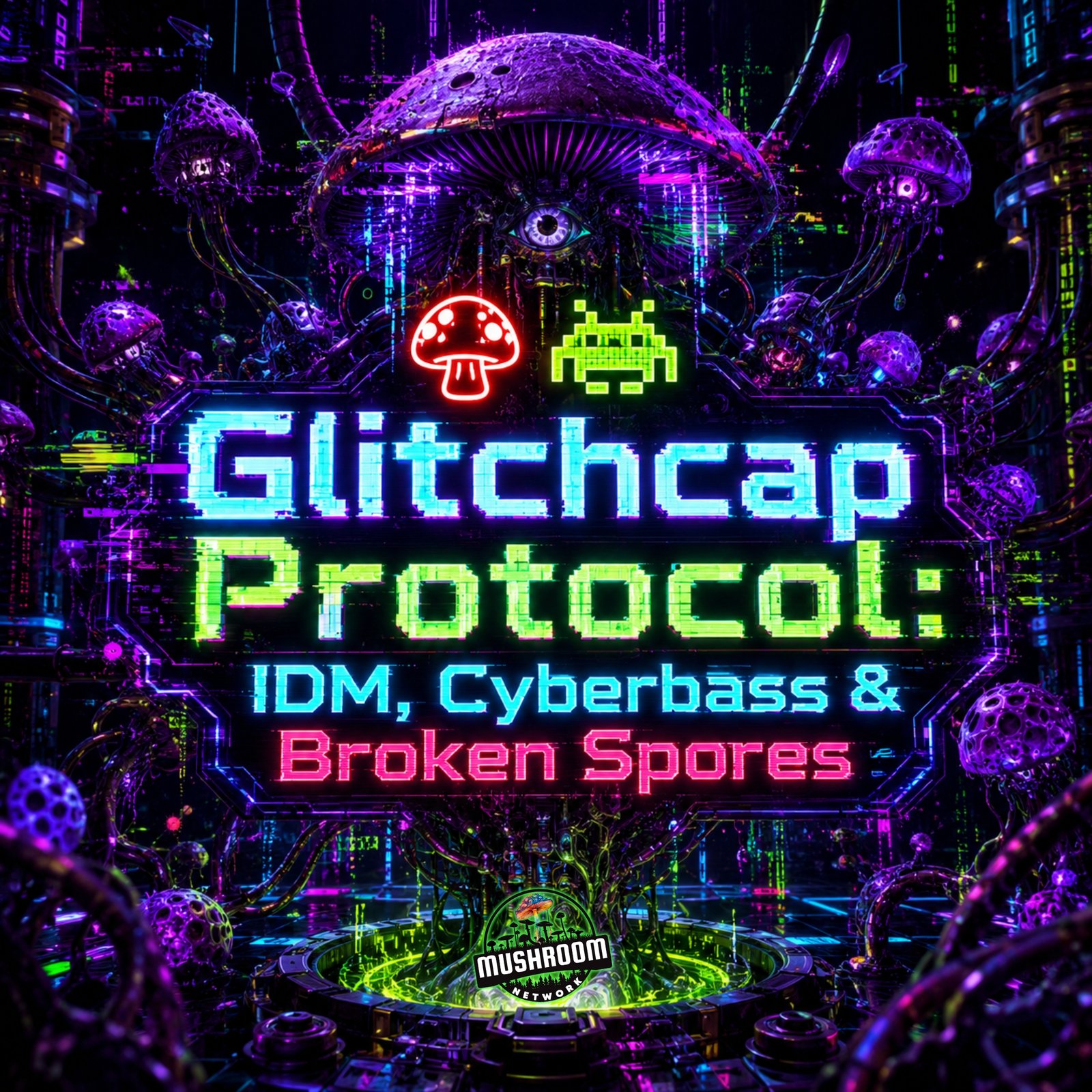 Glitchcap Protocol playlist artwork